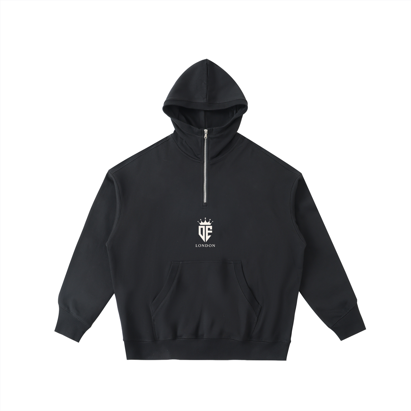 Dark Panther Mens Half Zip Hoodie